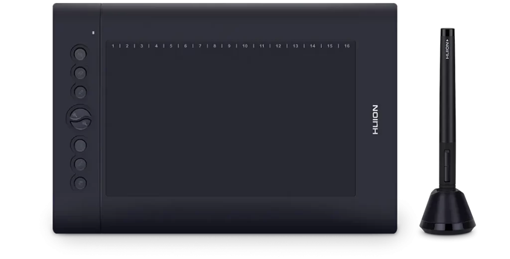 Huion H610 Pro V2 mejores tabletas de dibujo para principiantes